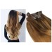 Clip On DeLuxe Drept Black Collection Balayage #3 #24