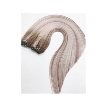 Clip On DeLuxe Drept Black Collection Balayage #9A/ Light Grey