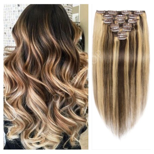 Clip On DeLuxe Ondulat Black Collection Balayage #4 #60