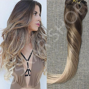 Clip On DeLuxe Ondulat Black Collection Ombre #7 #22