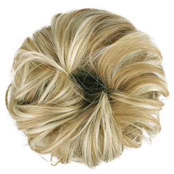 Elastic din par sintetic Blond Suvitat