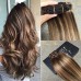 Extensii Clip-On DeLuxe Balayage Saten Suvitat#6 #24