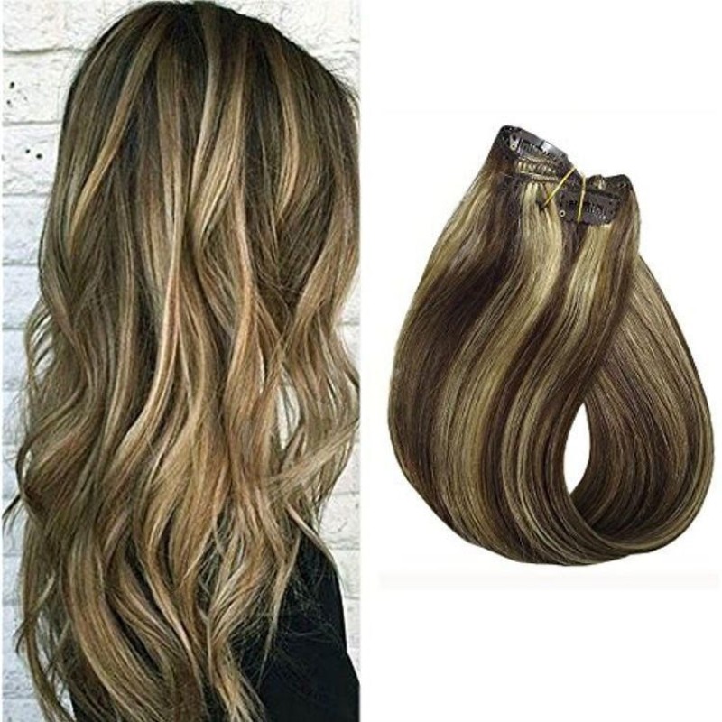 Extensii Clip-On DeLuxe Extreme Balayage Suvitat #4 #613