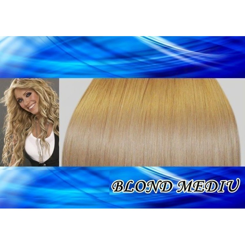 Extensii Front Lace (Semiperuca) DeLuxe Blond Mediu