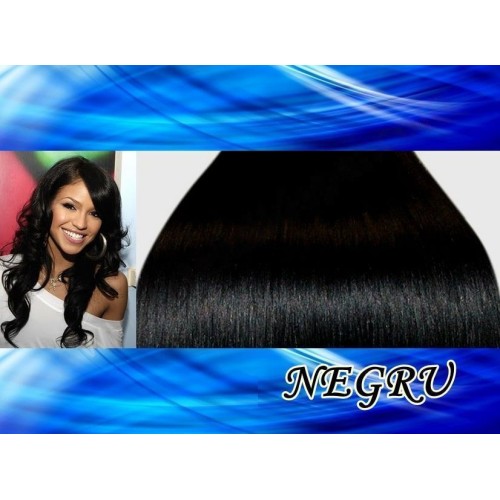 Extensii Front Lace (Semiperuca) DeLuxe Negru