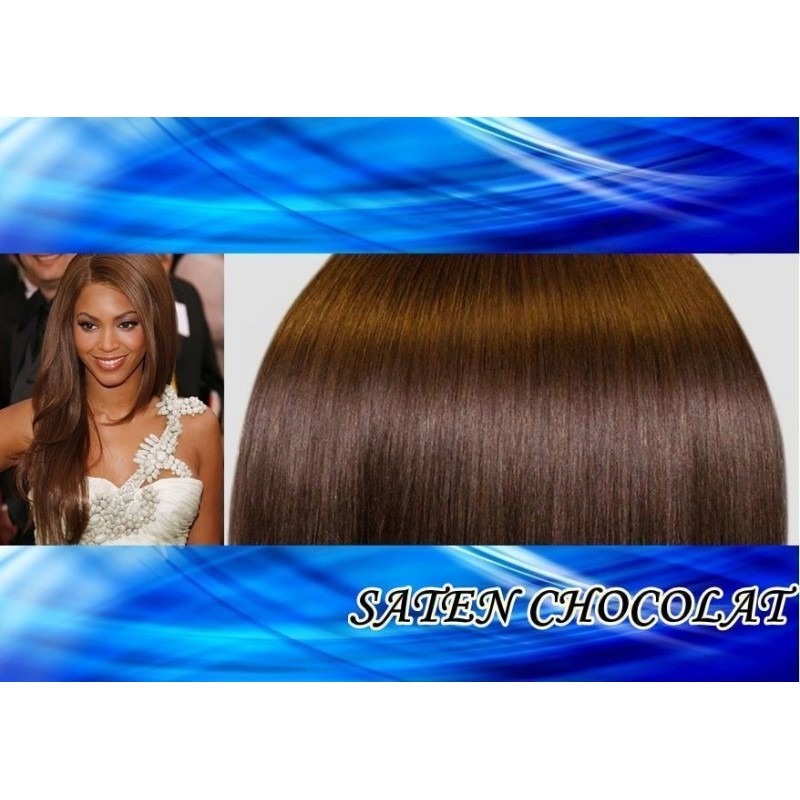 Extensii Front Lace (Semiperuca) DeLuxe Saten Chocolat