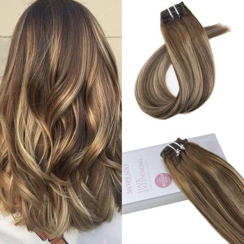 Extensii la Metru DeLuxe Balayage #4 #18