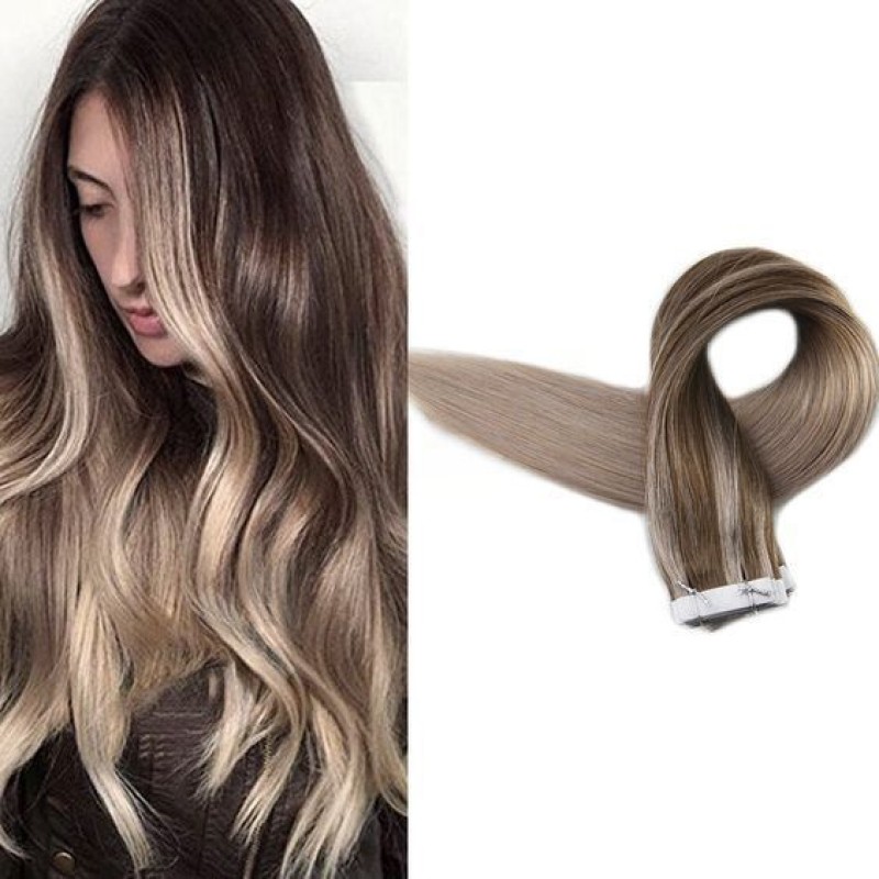 Extensii Tape In Balayage #7 Light Grey