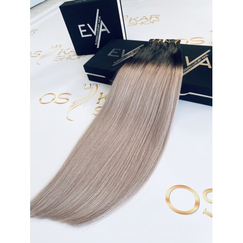 Extensii Tape-in Russian Hair Ombre #1B/Grey