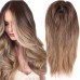 Front Lace Saten Deschis/Blond Natural