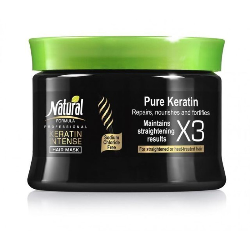 Masca de Par Formula Profesionala Natural Keratin Intense 350ml