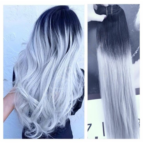 Mese Separate DeLuxe Ombre #1B Silver