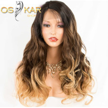 Peruca Ombre Honey Blonde