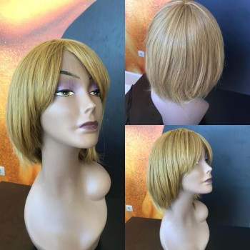 Peruca short blonde