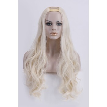 Semiperuca Par Natural U Part Blond Luminos Ondulat