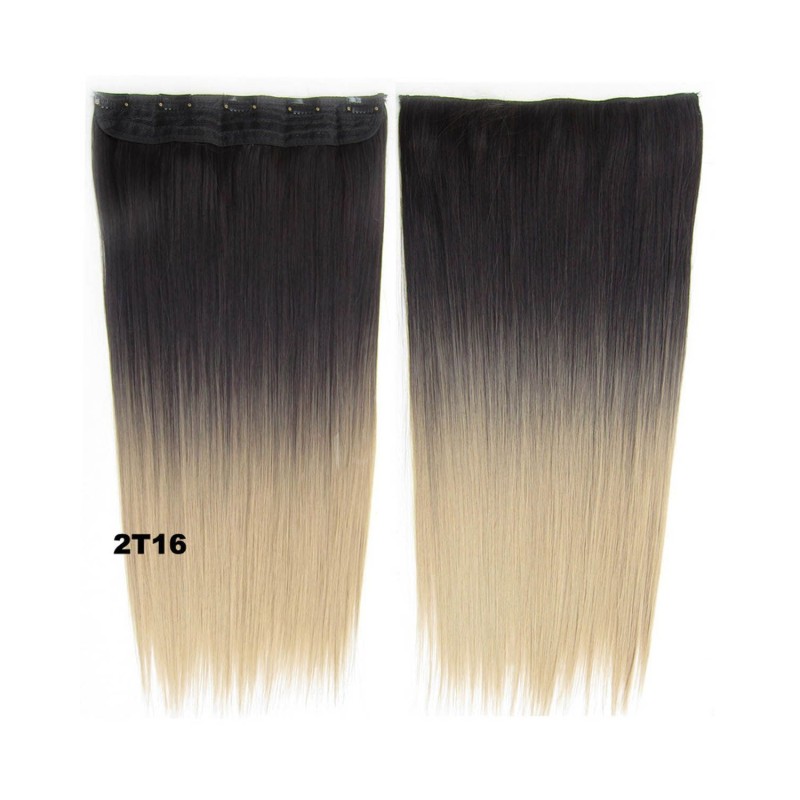 Trese Clip-On Drepte Sintetic Ombre #2 16